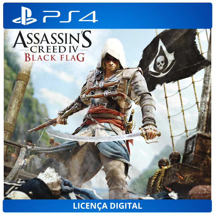 Assassin's Creed IV: Black Flag - Licença Digital de Uso | PlayStation 4