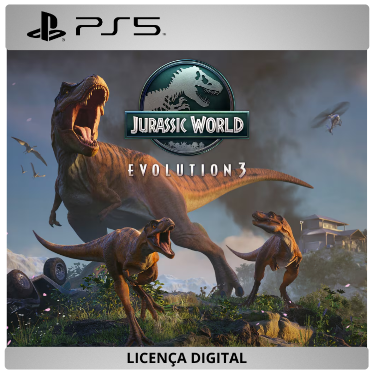 Jurassic World Evolution 3 - Licença Digital de Uso | PlayStation 5