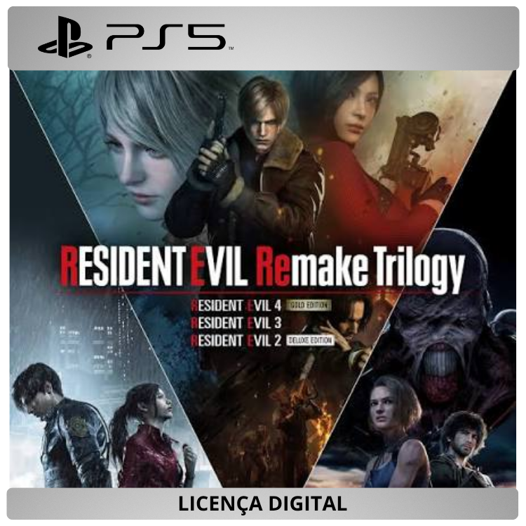 Resident Evil Remake Trilogy - Licença Digital de Uso | PlayStation 5