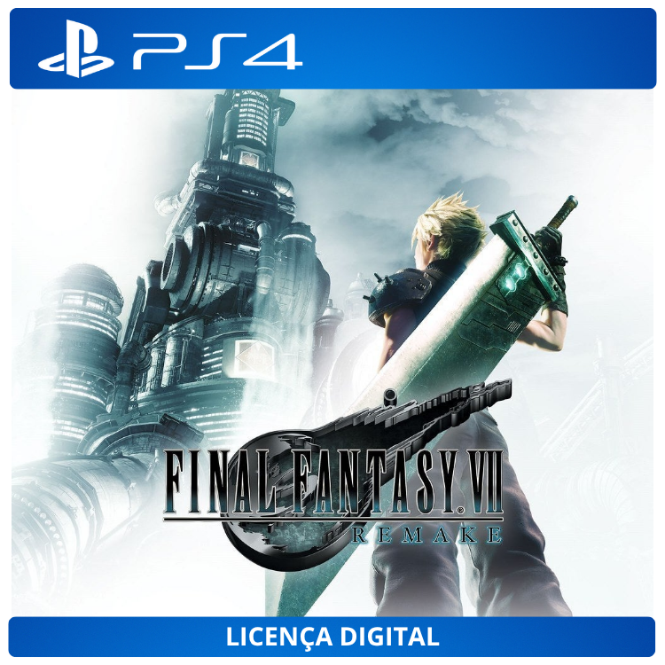 Final Fantasy VII Remake - Licença Digital de Uso | PlayStation 4