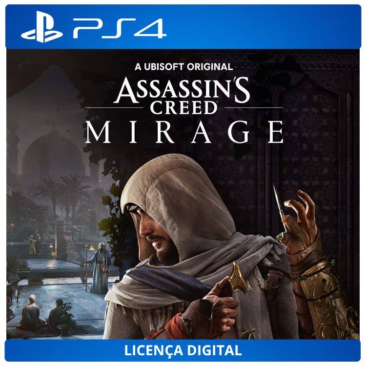 Assassin's Creed Mirage - Licença Digital de Uso | PlayStation 4