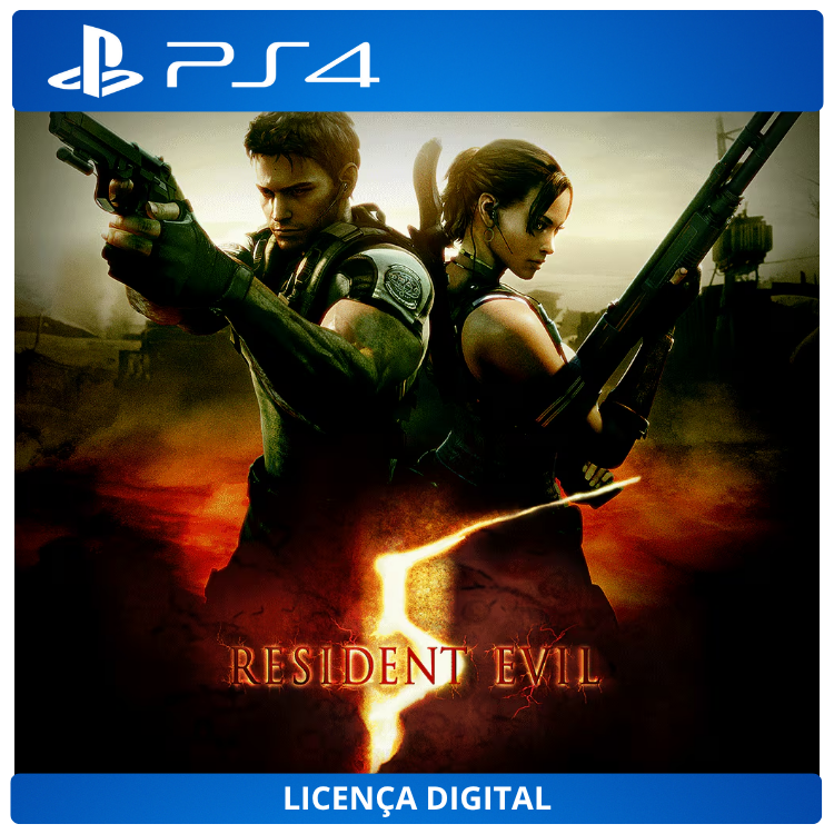 Resident Evil 5 - Licença Digital de Uso | PlayStation 4