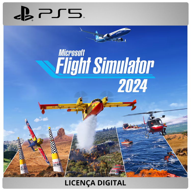 Microsoft Flight Simulator 2024 - Licença Digital de Uso | PlayStation 5