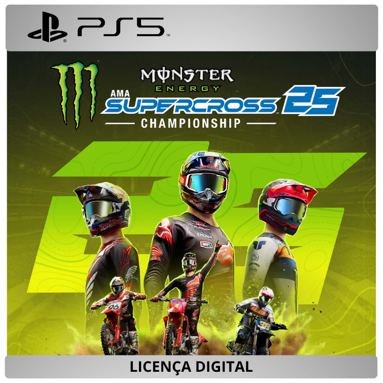 Monster Energy Supercross 25 - The Official Video Game - Licença Digital de Uso | PlayStation 5