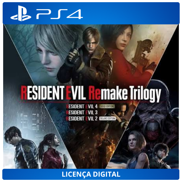 Resident Evil Remake Trilogy - Licença Digital de Uso | PlayStation 4