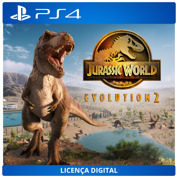Jurassic World Evolution 2 - Licença Digital de Uso | PlayStation 4