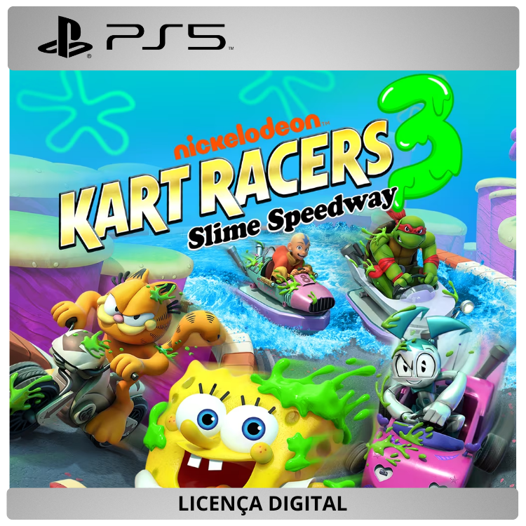 Nickelodeon Kart Racers 3: Slime Speedway - Licença Digital de Uso | PlayStation 5