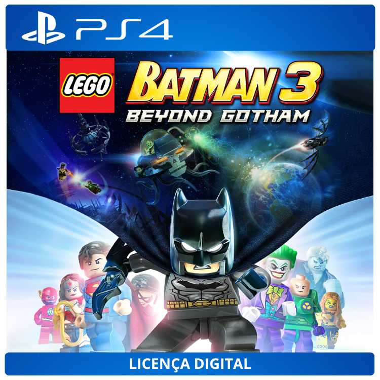 LEGO Batman 3: Além De Gotham - Licença Digital de Uso | PlayStation 4