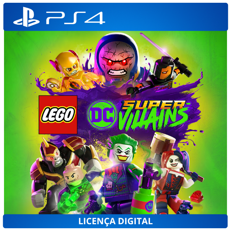 LEGO DC Super-Vilões - Licença Digital de Uso | PlayStation 4
