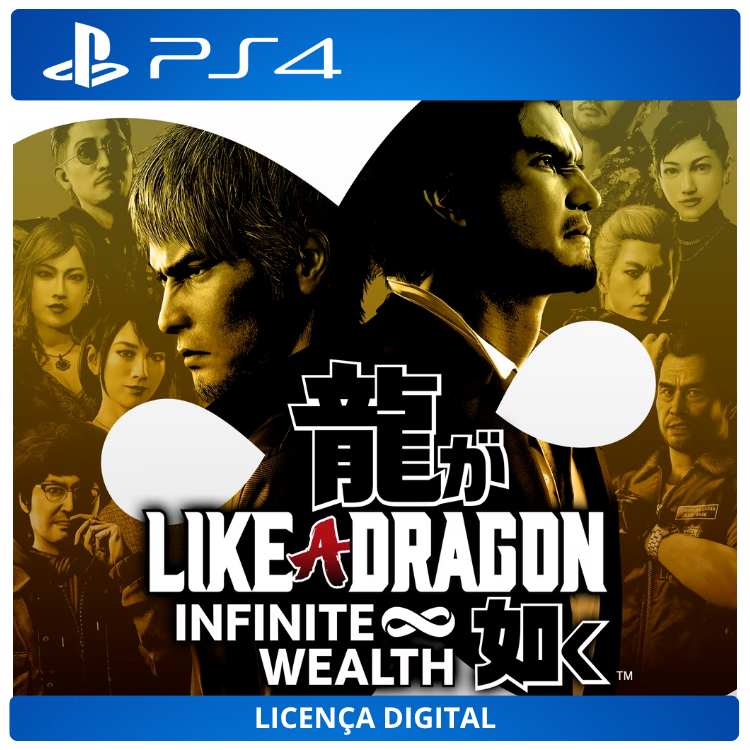 Like a Dragon: Infinite Wealth - Licença Digital de Uso | PlayStation 4