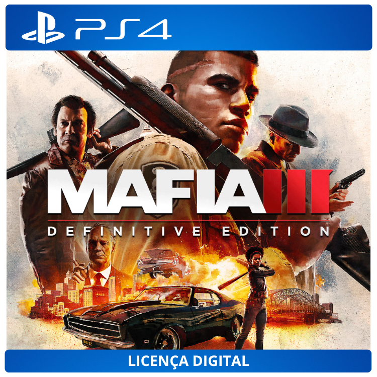 Mafia III: Definitive Edition - Licença Digital de Uso | PlayStation 4