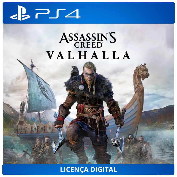 Assassin's Creed Valhalla - Licença Digital de Uso | PlayStation 4
