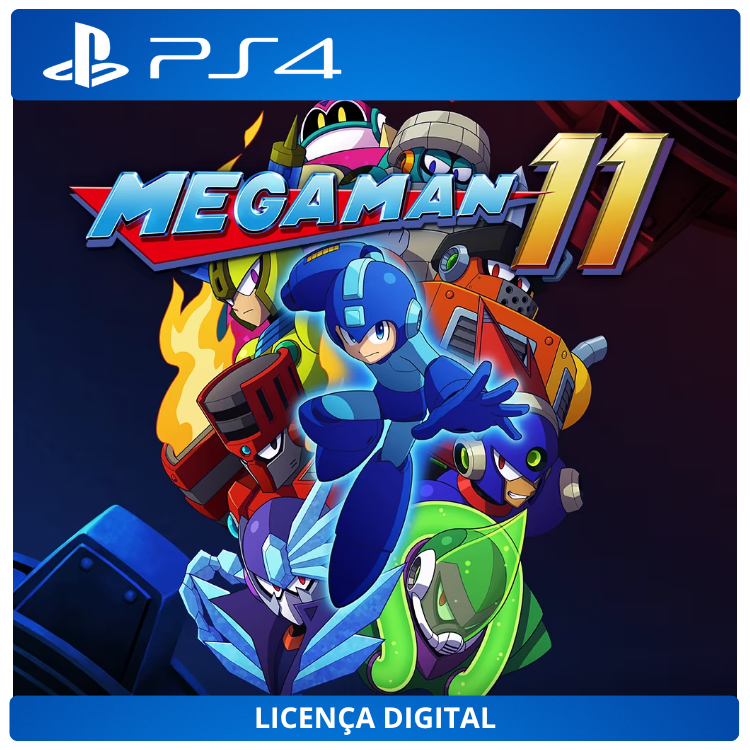 Mega Man 11 - Licença Digital de Uso | PlayStation 4