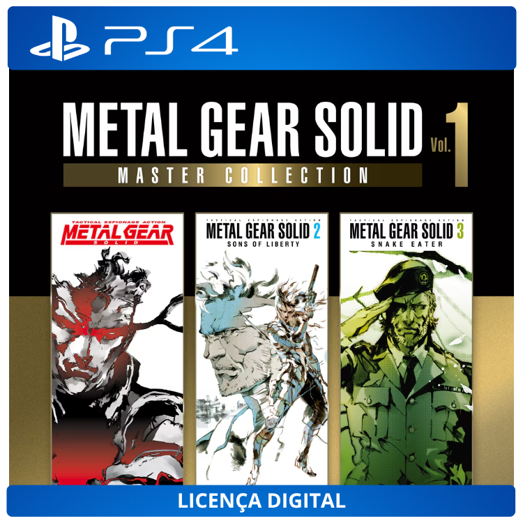 METAL GEAR SOLID: MASTER COLLECTION Vol.1 - Licença Digital de Uso | PlayStation 4