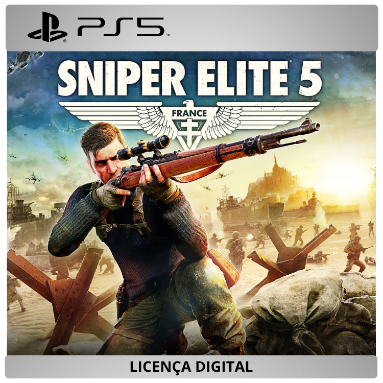 Sniper Elite 5 - Licença Digital de Uso | PlayStation 5