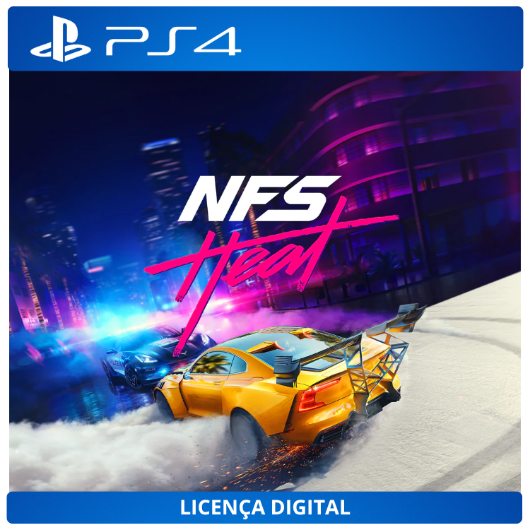 Need For Speed Heat - Licença Digital de Uso | PlayStation 4