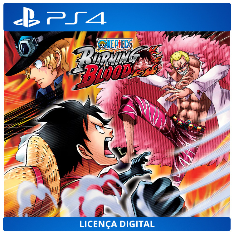 One Piece: Burning Blood - Licença Digital de Uso | PlayStation 4