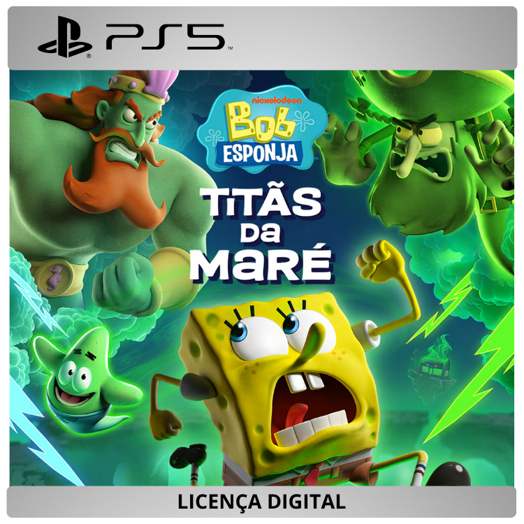 Bob Esponja: Titãs da Maré - Licença Digital de Uso | PlayStation 5