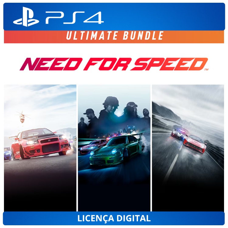 Need for Speed Conjunto Ultimate - Licença Digital de Uso | PlayStation 4