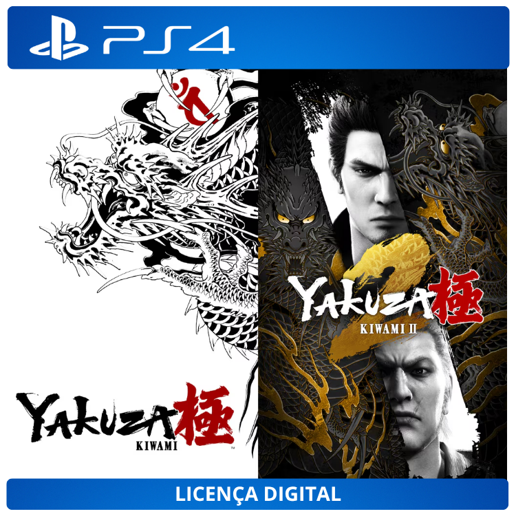 Yakuza Kiwami e Yakuza Kiwami 2 Bundle - Licença Digital de Uso | PlayStation 4