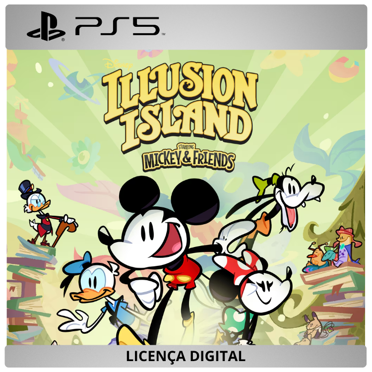 A Ilha da Ilusão Disney com Mickey e seus Amigos - Licença Digital de Uso | PlayStation 5