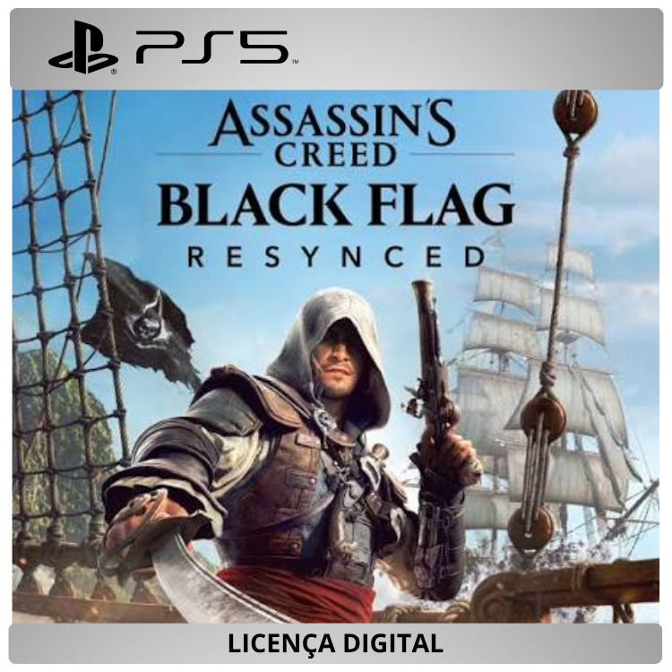 Assassin's Creed Black Flag Resynced - Licença Digital de Uso | PlayStation 5
