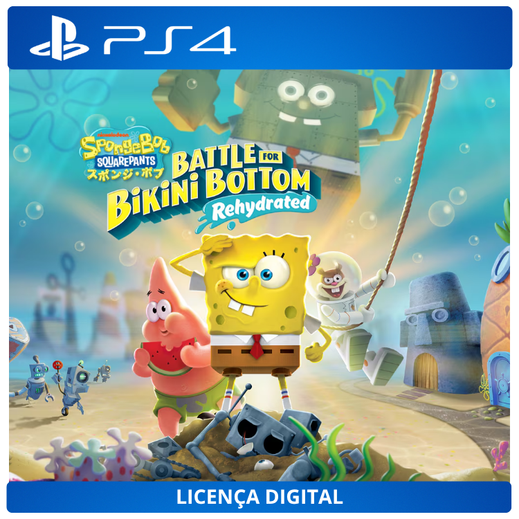Bob Esponja Calça Quadrada - Licença Digital de Uso | PlayStation 4