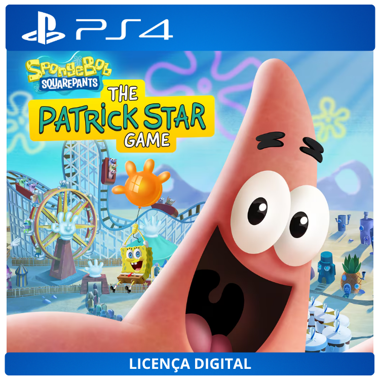 Bob Esponja: O Jogo do Patrick Estrela - Licença Digital de Uso | PlayStation 4