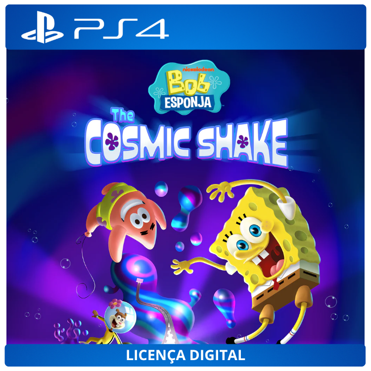 Bob Esponja: The Cosmic Shake - Licença Digital de Uso | PlayStation 4