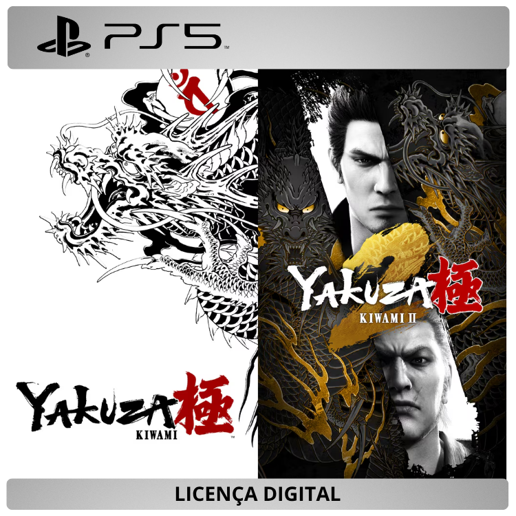 Yakuza Kiwami e Yakuza Kiwami 2 Bundle - Licença Digital de Uso | PlayStation 5