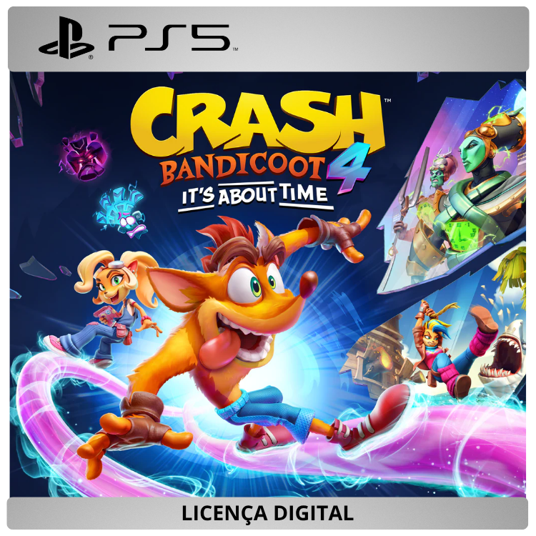 Crash Bandicoot 4: It's About Time - Licença Digital de Uso | PlayStation 5