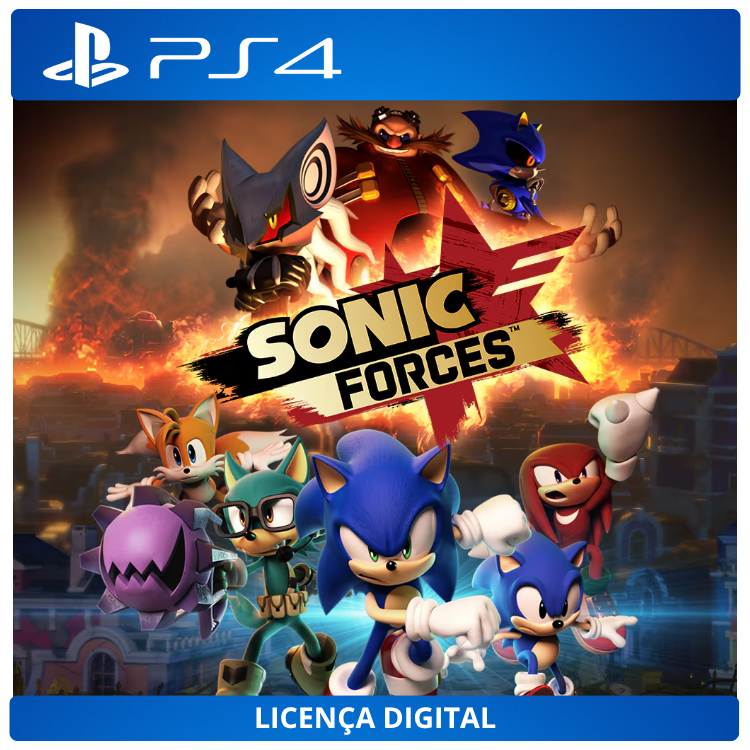 SONIC FORCES - Licença Digital de Uso | PlayStation 4