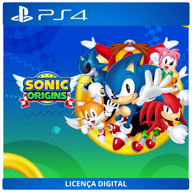 Sonic Origins - Licença Digital de Uso | PlayStation 4