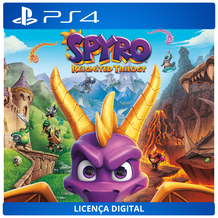 Spyro Reignited Trilogy - Licença Digital de Uso | PlayStation 4