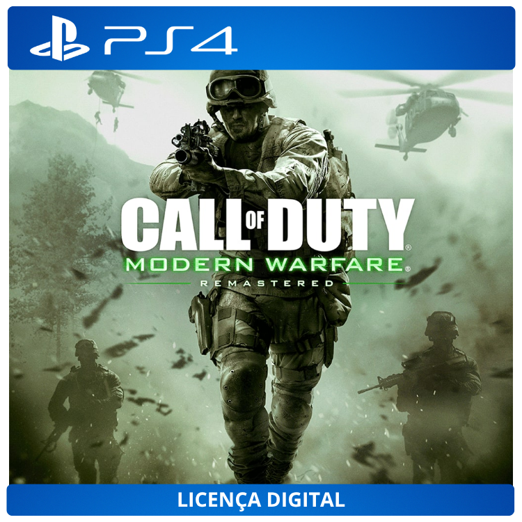 Call of Duty: Modern Warfare Remastered - Licença Digital de Uso | PlayStation 4