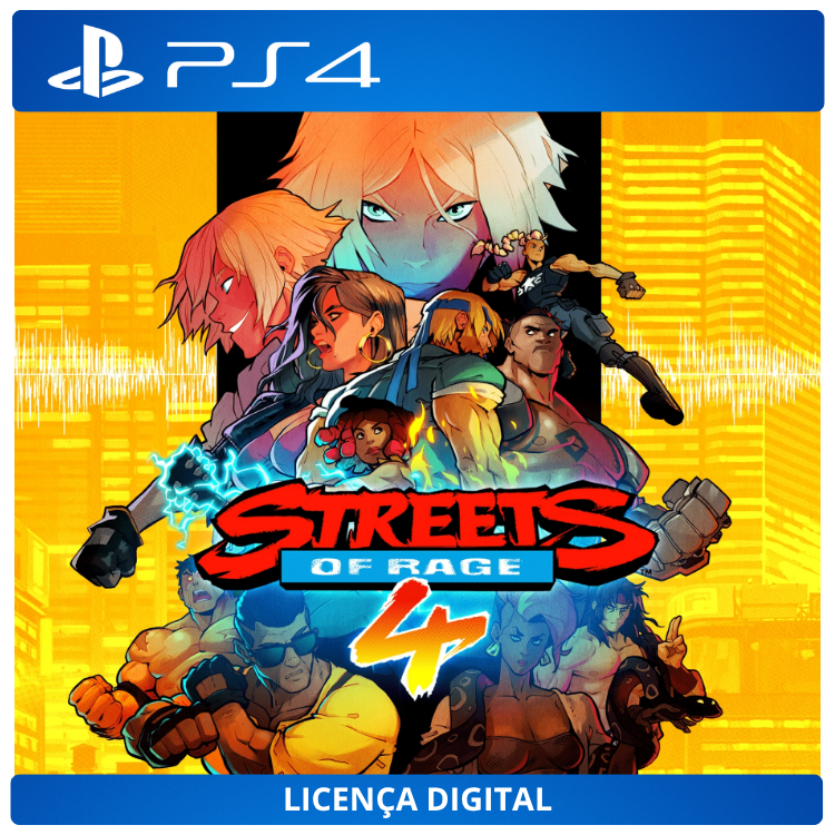 Streets Of Rage 4 - Licença Digital de Uso | PlayStation 4