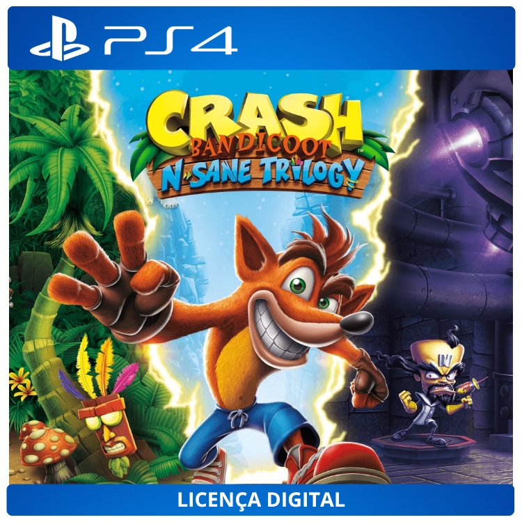 Crash Bandicoot N. Sane Trilogy - Licença Digital de Uso | PlayStation 4