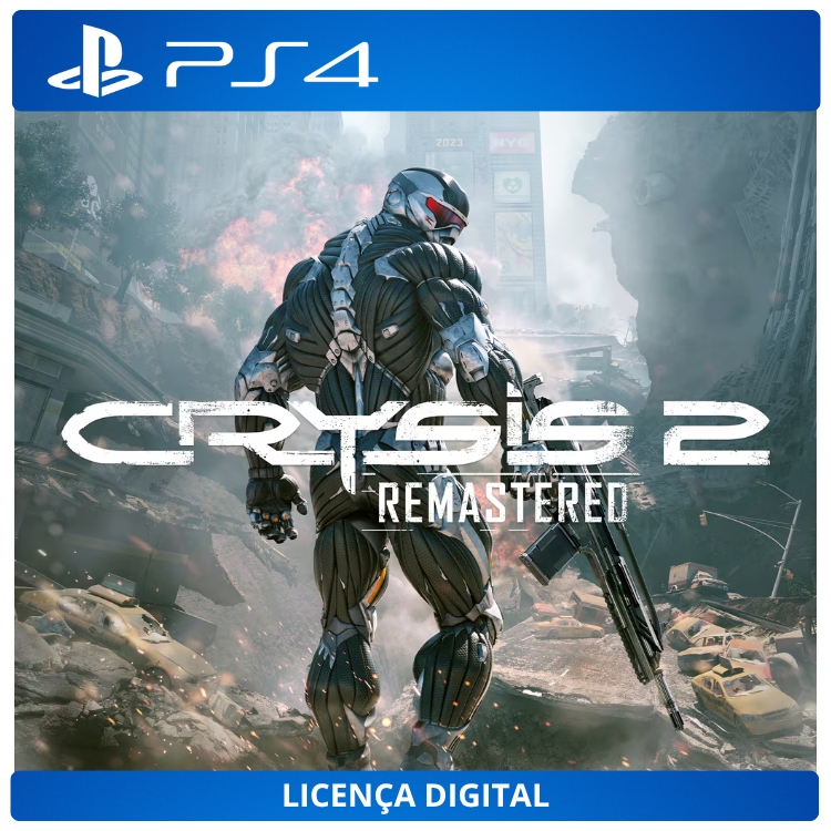 Crysis 2 Remastered - Licença Digital de Uso | PlayStation 4