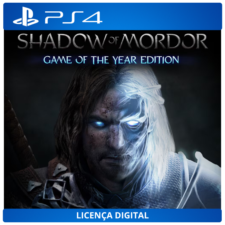 Terra-média: Sombras de Mordor - Licença Digital de Uso | PlayStation 4
