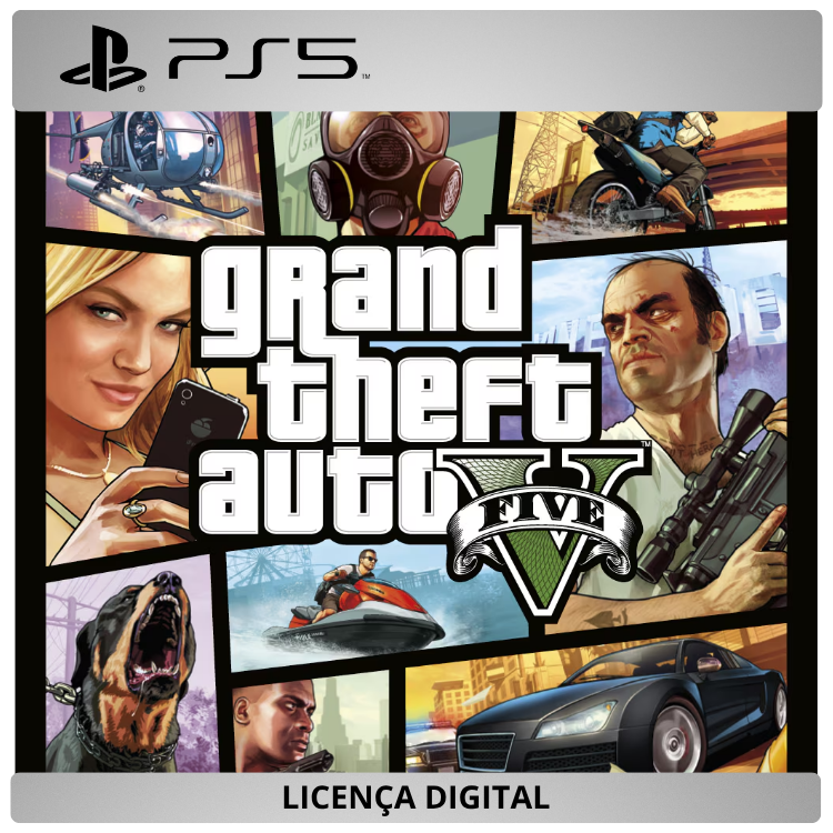 Grand Theft Auto V - Licença Digital de Uso | PlayStation 5