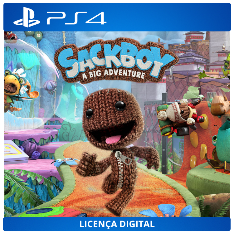 Sackboy: Uma Grande Aventura - Licença Digital de Uso | PlayStation 4