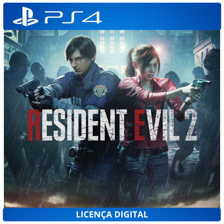 Resident Evil 2 Remake - Licença Digital de Uso | PlayStation 4