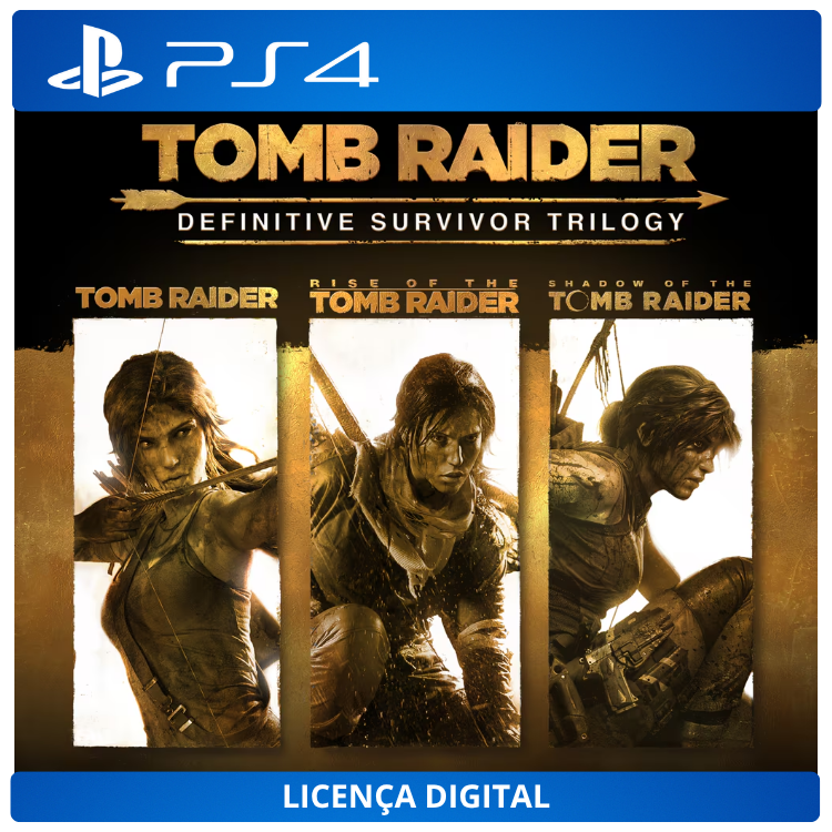 Tomb Raider: Definitive Survivor Trilogy - Licença Digital de Uso | PlayStation 4