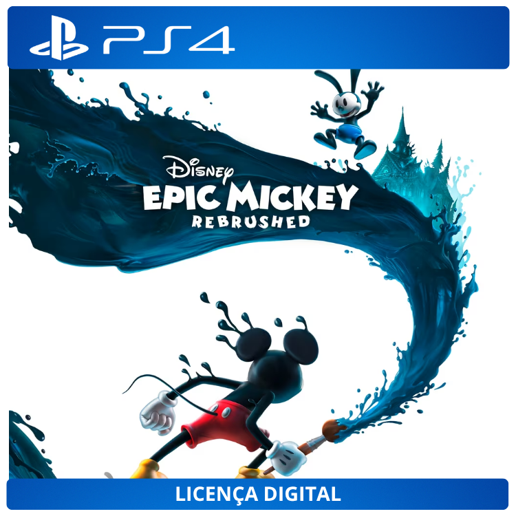 Disney Epic Mickey: Rebrushed - Licença Digital de Uso | PlayStation 4