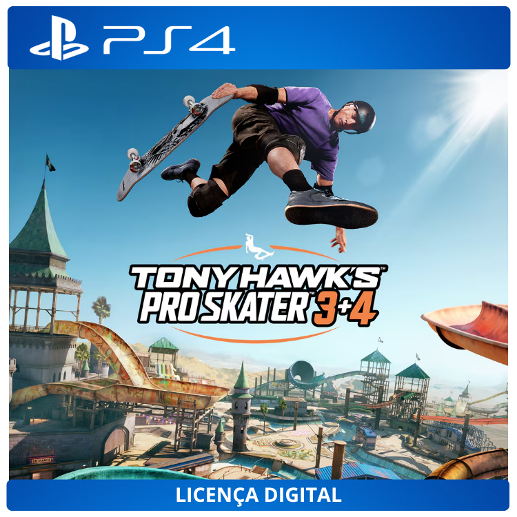 Tony Hawk's Pro Skater 3 + 4 - Licença Digital de Uso | PlayStation 4