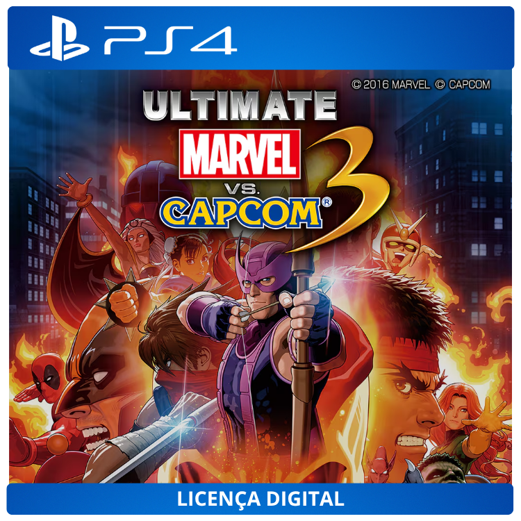Ultimate Marvel vs. Capcom 3 - Licença Digital de Uso | PlayStation 4