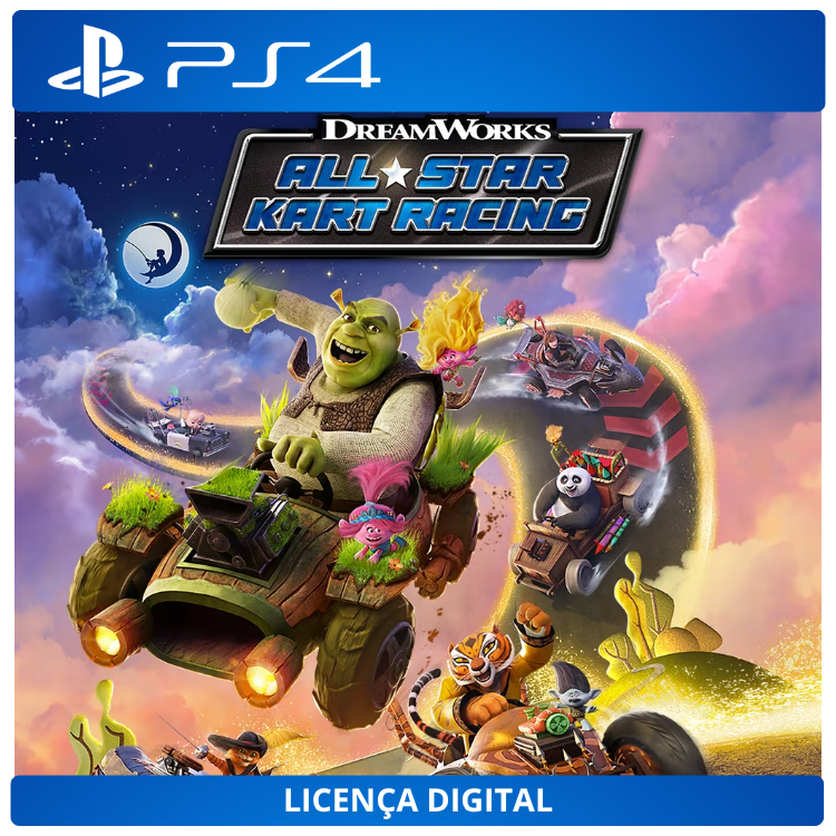 DreamWorks All-Star Kart Racing - Licença Digital de Uso | PlayStation 4