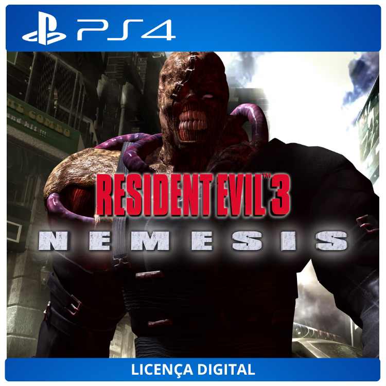 Resident Evil 3 Nemesis - Licença Digital de Uso | PlayStation 4
