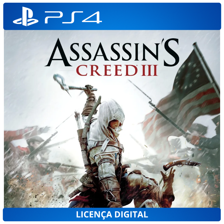 Assassin's Creed III - Licença Digital de Uso | PlayStation 4