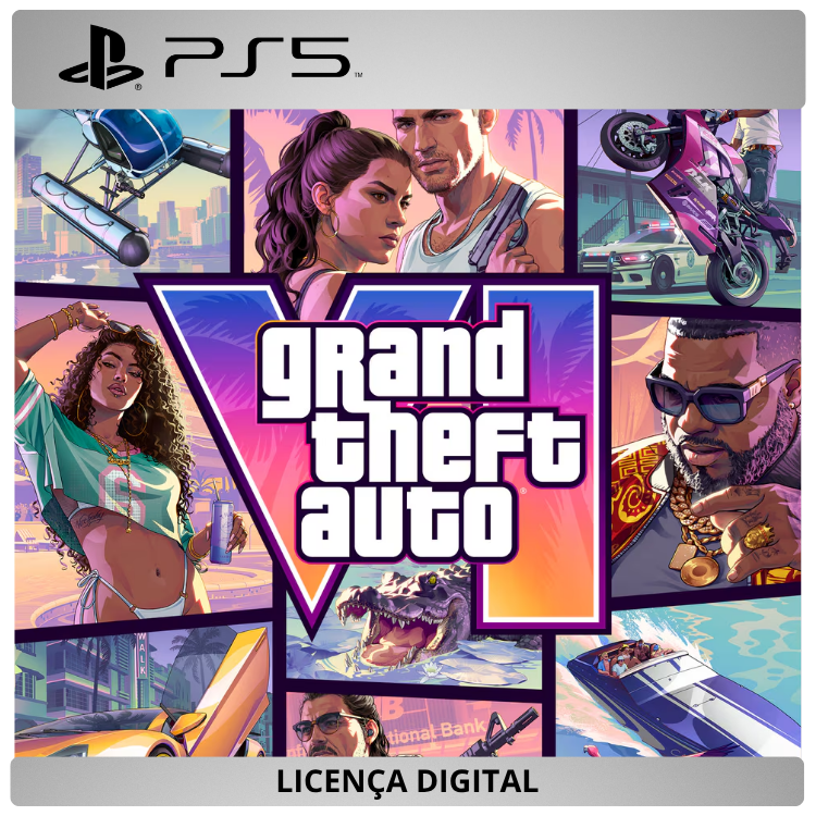 GTA VI - Licença Digital de Uso | PlayStation 5 (Pré-Vendas)